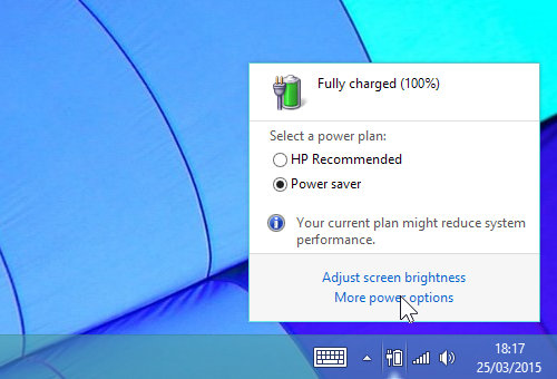 Wi-Fi settings in Windows