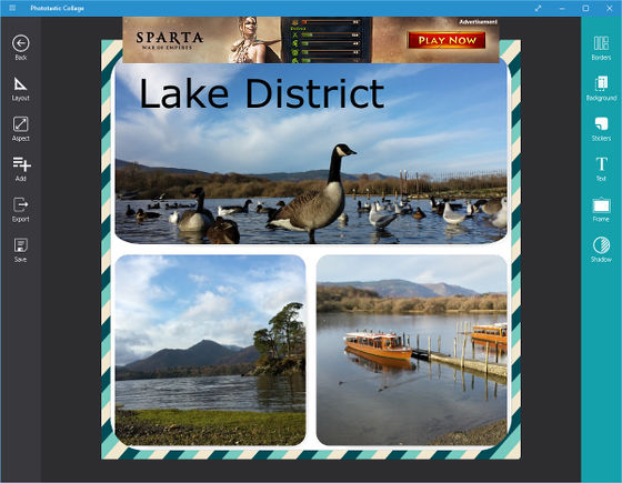 Phototastic Collage maker for Windows 10