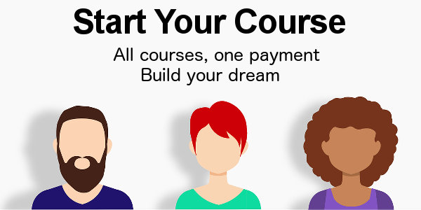 Build your dream website or blog. Online courses cover everything you need to know and break everything down into easy steps.