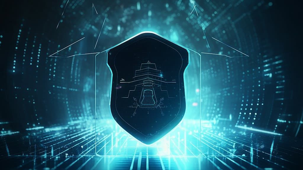 AI generated security shield image.