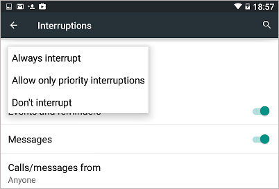 Android notifications