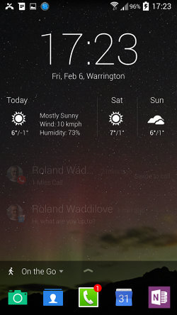 Microsoft Next Lock Screen