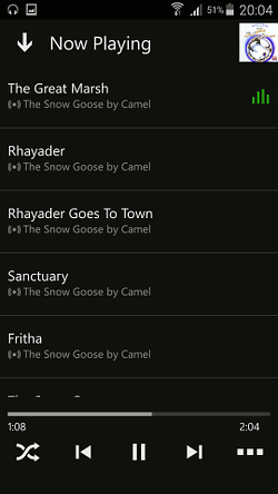 Xbox Music app on Android