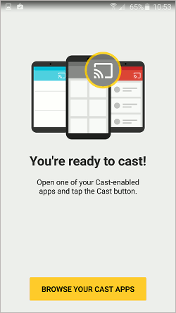 Google Chromecast setup