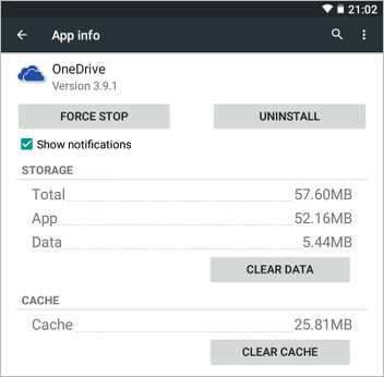 Uninstall Android apps