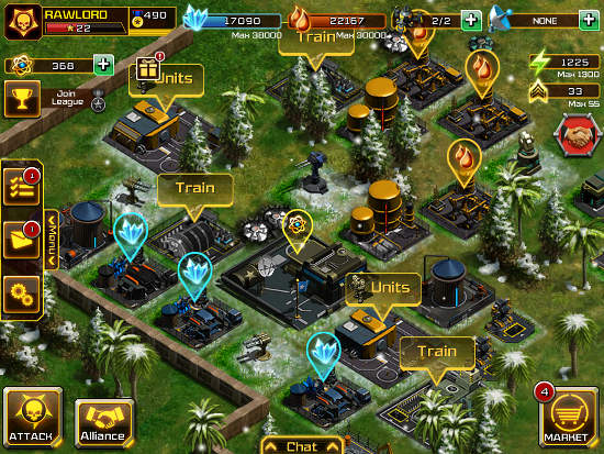 War Inc. MMO app for iOS