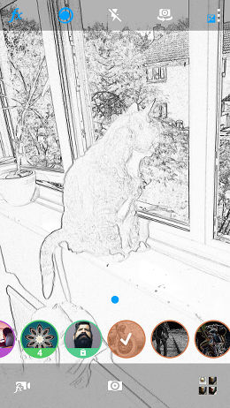 Camera MX app for Android applies live effects to photos