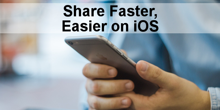 Customise the Safari share buttons in iOS on the iPhone and iPad. Put your favourite share links first