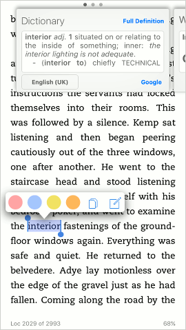Amazon Kindle app for the iPhone