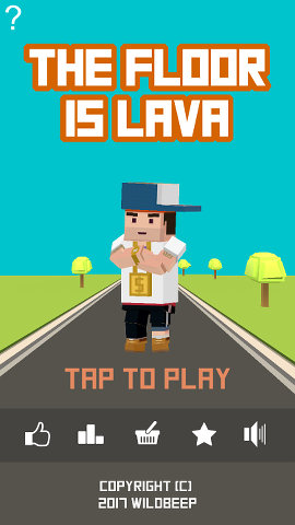 The Floor is Lava !!! iPhone game
