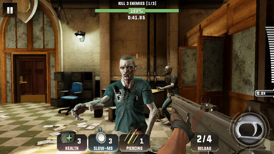 Kill the zombies in Kill Shot Virus for iPhone