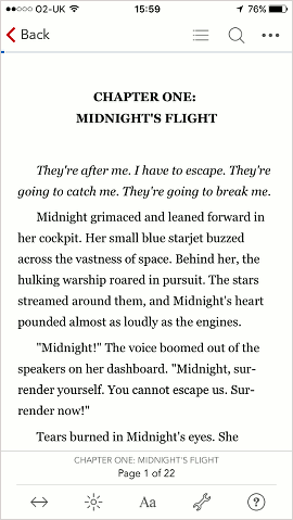 Kobo ebook reader for the iPhone and iPad