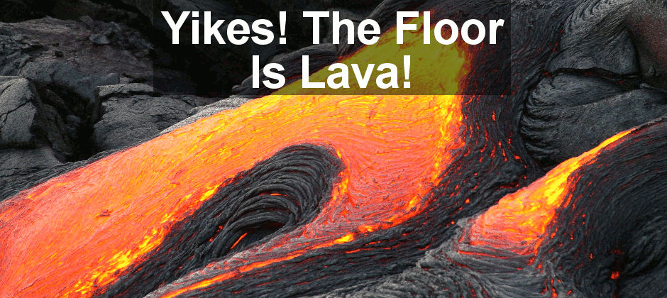 The floor is lava! Quick jump on something! Now you can play this daft game on your iPhone too. Here are three free apps to play this addictive game.