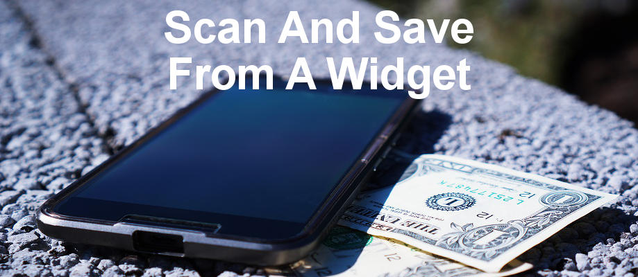 Add a Scan widget to the home screen on your Android phone and scan documents and receipts and save them to Google Drive with three taps