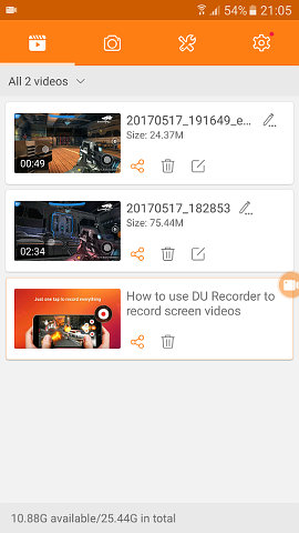 DU Screen Recorder for Android
