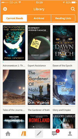 Wattpad ebook reader for iOS