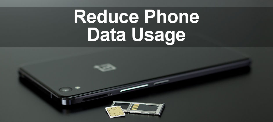 Top tips to take control of the data usage on your Android phone. Stay within your limit and reduce the data used.