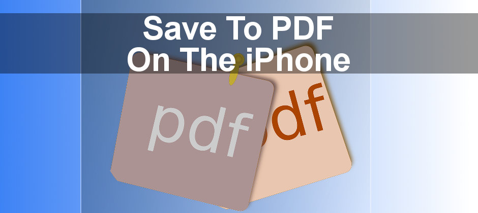 Save web pages as PDF files using Safari on the iPhone. Store them in iCloud Drive or Google Drive.