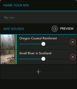 Rain Sounds HQ sleep aid app for the iPhone