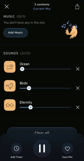 Relax melodies sleep app for the iPhone