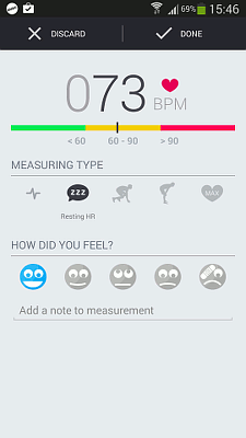 Runtastic Heart Rate app