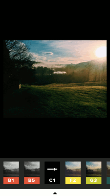 VSCO Cam app for iPhone