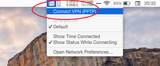 OS X VPN client