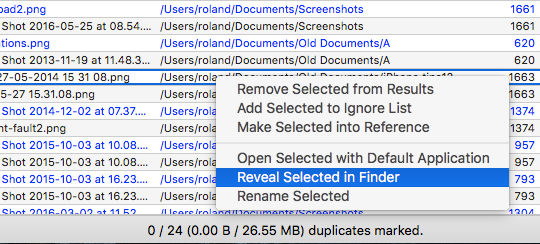 Duplicate files can be found on the Apple Mac disk with dupeGuru