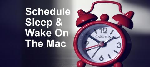 Configure the Mac to automatically shut down or enter sleep mode on a schedule. Set it to wake and start up on a schedule too.