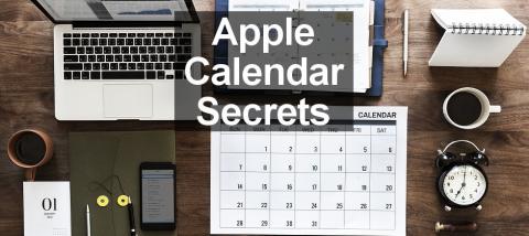 How to create local calendars on the Apple Mac and open files and apps as events