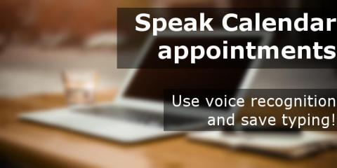 Speak to your Apple Mac and create Calendar events using voice recognition and dictation | rawinfopages.com