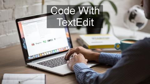 How to turn TextEdit on the Apple Mac into a simple HTML code editor for quick edits