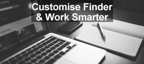 Finder on the Apple Mac hides information from you and by customising the view for a folder, this information can be made visible. show it and rearrange it as it suits you.