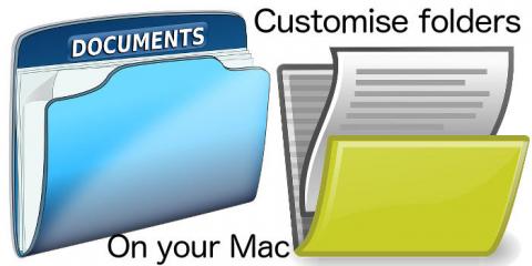 Customise folders on the Apple Mac by replacing the default icon