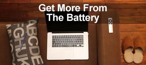 Monitor the battery on an Apple MacBook and reduce the battery drain so it lasts longer. See the health of the battery