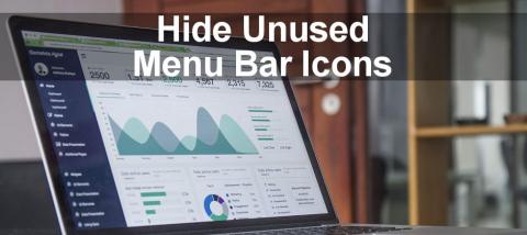 How to hide menu bar icons you do not need to see on the Apple Mac. Free up space on the menu bar if it is full.