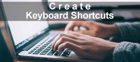 A step by step guide to defining keyboard shortcuts on the Apple Mac to save time and effort. Add shortcuts to your favourite apps.