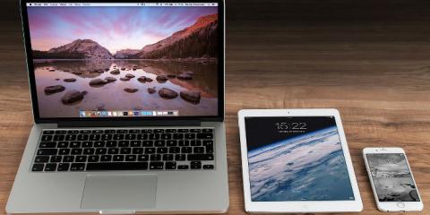 Apple MacBook, iPad and iPhone