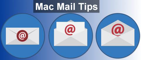 Top tips for Apple Mac Mail - how to choose which email account messages are sent from. How Mail decides which From address to use