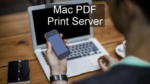 How to turn an Apple Mac into a PDF print server for mobile devices