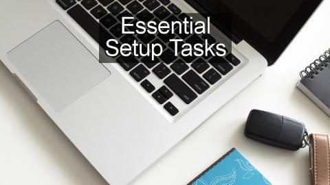 Essential tasks with a new Apple MacBook or iMac or after a fresh install or upgrade of macOS