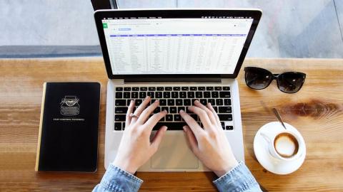 Apple MacBook. Keep an eye on the free space remaining on the Mac's drive