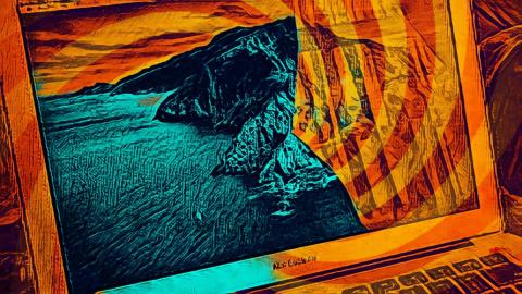Apple MacBook art effect. Keep your Mac safe and secure