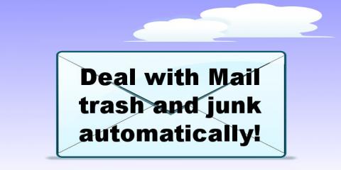 Automatically deal with junk email and deleted email in Mail on the Apple Mac
