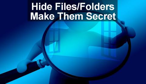 Hide files and folders on your Apple Mac that you do not want others to see. Make then private so only you can see them and access them.