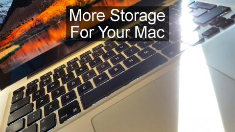 Extend the Mac's storage to the cloud with the Box app for macOS. Add 10 GB or more of online storage.