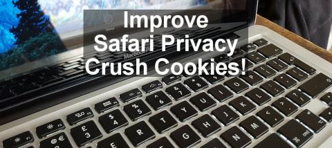 How to increase privacy when using Safari to browse the web on the Apple Mac. How to clear cookies that track you.