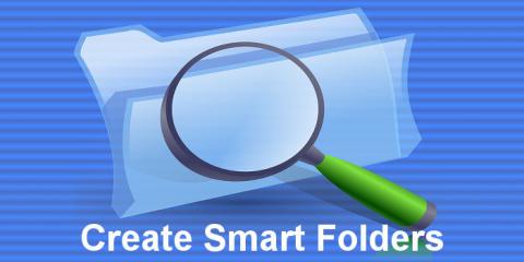 Create smart folders in macOS on the Apple Mac and use them to find files matching search criteria from filenames to file sizes