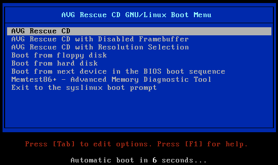 AVG Rescue CD