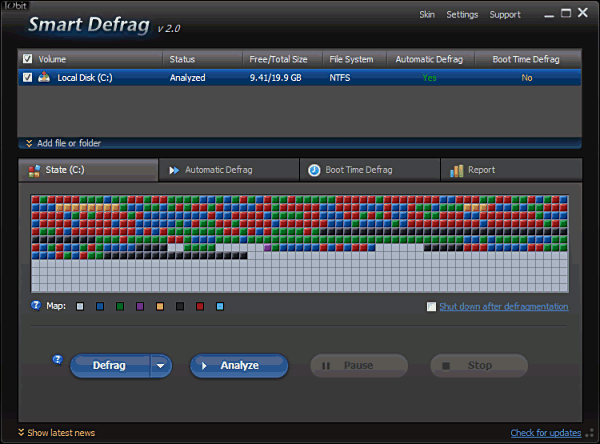 IObit Disk Defrag